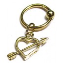 18krts. gouden ring / cupido