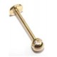  stud/bal rondom witte zirkonia.