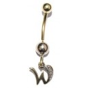 Staafje met gouden letter