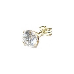  Gouden oorknop 6mm
