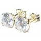 Gouden oorknoppen 6 mm