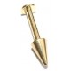 Stud + 6 mm cone