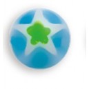 Blauw/wit/groen balletje