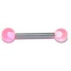 Staafje + 2 roze balletjes