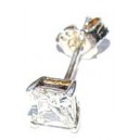 Oorknop/Zilver/4 mm