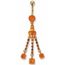 Ori&euml;ntaalse piercing/geel