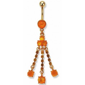 Ori&euml;ntaalse piercing/geel
