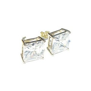 Gouden oorknoppen 10 mm