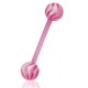 Roze UV-staafje/roze-witte balletjes