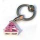 Ringetje met zirkonia hanger/roze
