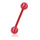 Staafje rood