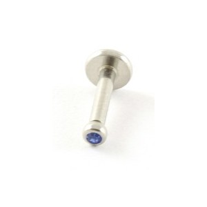 Donkerblauwe steen/mini screw