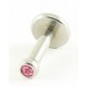 Roze steen/mini screw