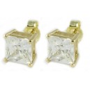 gouden oorknoppen 6 mm