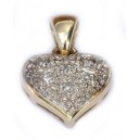hartje kleine diamantjes