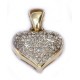 hartje kleine diamantjes