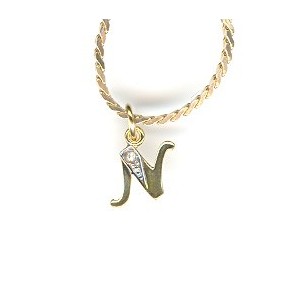 Sierletter/Diamantjes