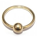 18 krts. Gouden tepelring