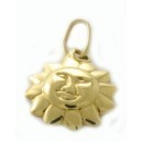 14 kt.. Gouden zon