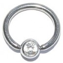 ring met witte Zirkonia