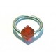 Ring + rood steentje