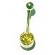 18krts. Goud + Gele Zirkonia
