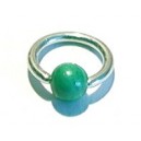 Ring + groene bal