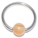 Ring + oranje balletje
