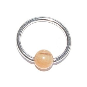 Ring + oranje balletje