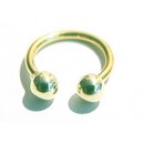 Ring met 2 balletjes